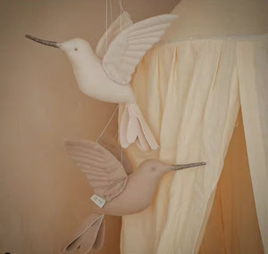 The Pearl - Plush Nursery Hummingbird