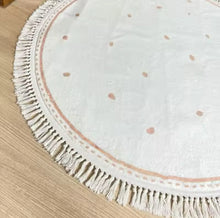 Load image into Gallery viewer, The Niamh - Pink Dotty Tassel Play Mat
