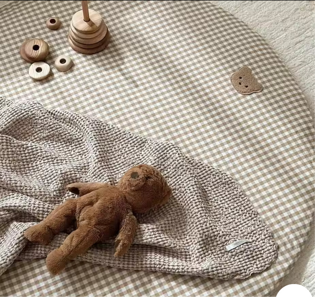 The Connie - Round Bear Play Blanket