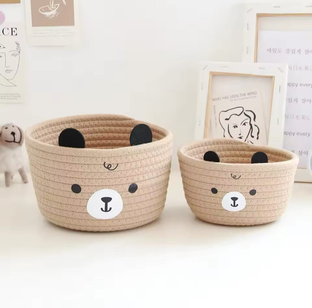 The Connie - Woven Bear Basket