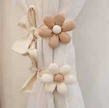 Load image into Gallery viewer, The Elsie - Boho Daisy Curtain Ties
