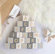 Load image into Gallery viewer, The Marley -  Keepsake Alphabet Blocks
