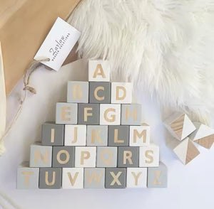 The Marley -  Keepsake Alphabet Blocks