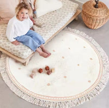 Load image into Gallery viewer, The Niamh - Pink Dotty Tassel Play Mat
