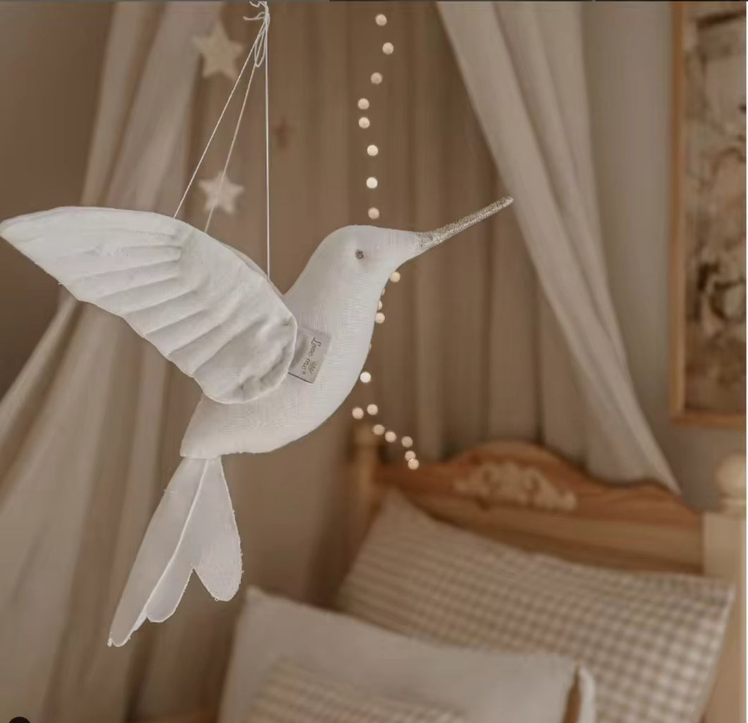 The Pearl - Plush Nursery Hummingbird