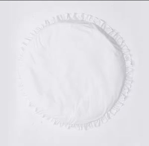 The Niamh - White Luxe Frill Play Mat