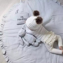 Load image into Gallery viewer, The Niamh - Grey Luxe Frill Play Mat
