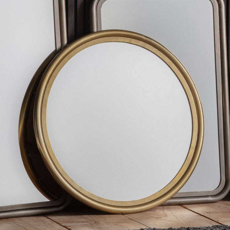 The Mary Round - Mirror Brass Small