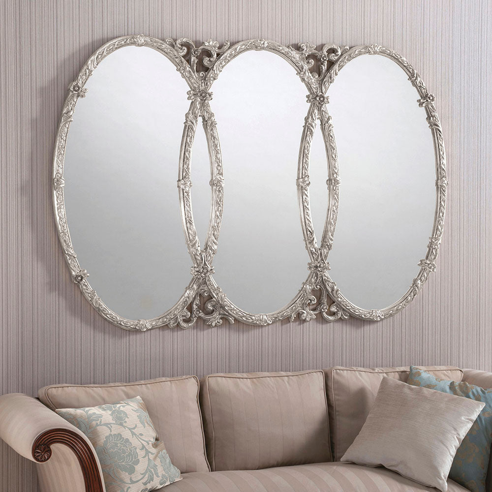 The Isabella - Trio Oval Mirror