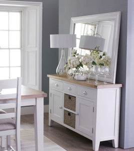 The Isla - White Large Wall Mirror