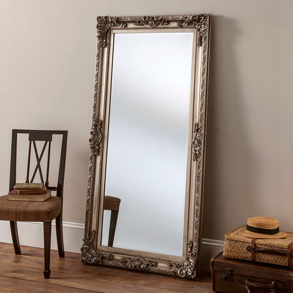 The Mila - Silver Full length Ornate Mirror
