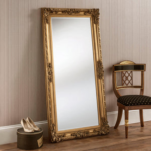 The Mila - Silver Full length Ornate Mirror