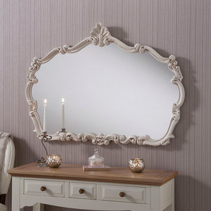 The Freya - Ornate Mantle Mirror