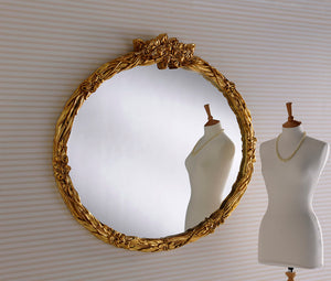 The Arora - Round Decorative Mirror