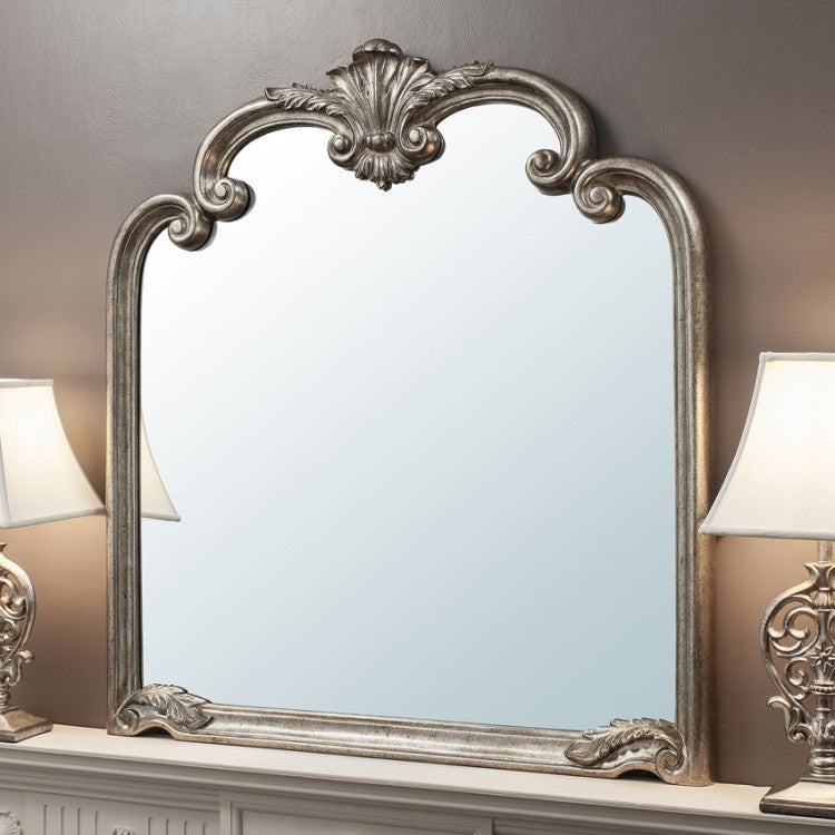 The Betty - Silver Mantle Mirror