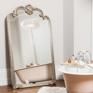 The Betty - Silver Leaner Mirror