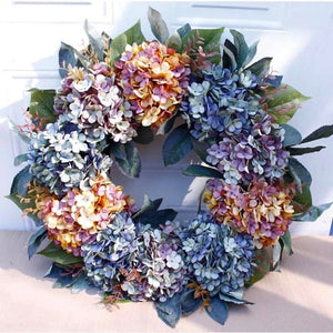 The Natalia - Hydrangea Autumn Door Wreath