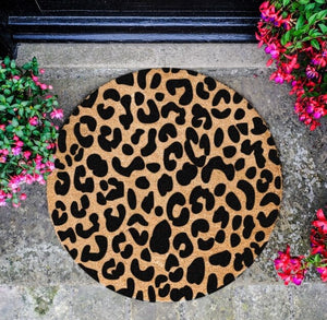 The Lucinda Large - Leopard Door Mat