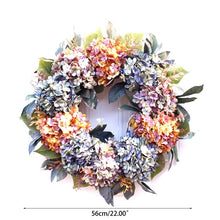 Load image into Gallery viewer, The Natalia - Hydrangea Autumn Door Wreath
