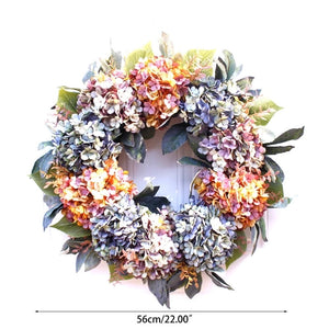 The Natalia - Hydrangea Autumn Door Wreath