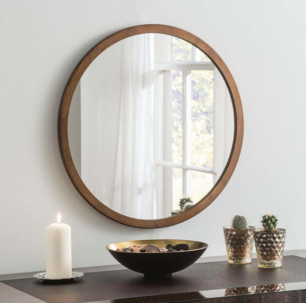 The Emie - Round Bronze Mirror