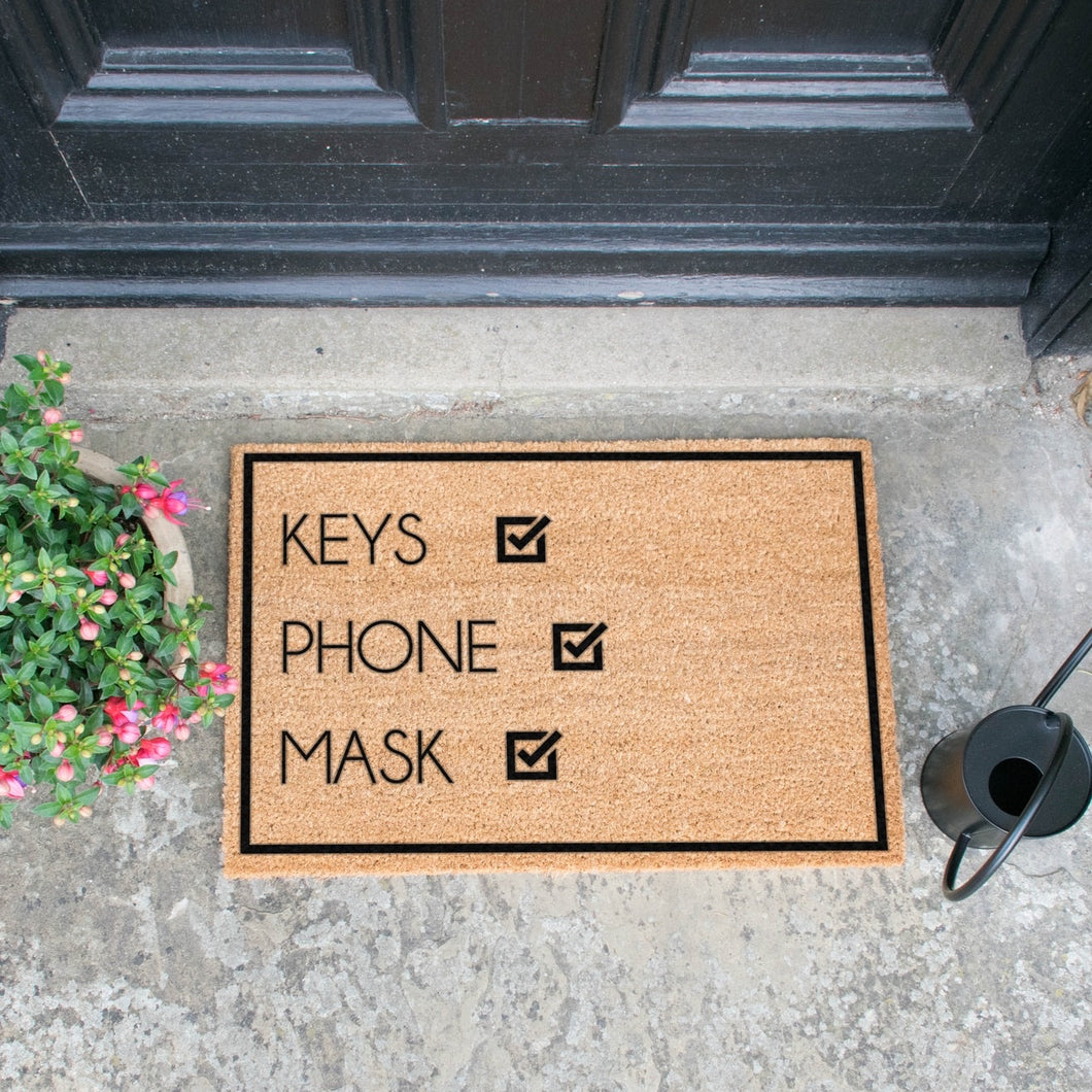 The Freya - Keys, Phone, Mask Doormat