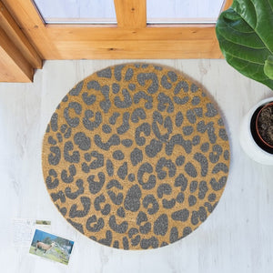 The Lucinda Large - Leopard Door Mat