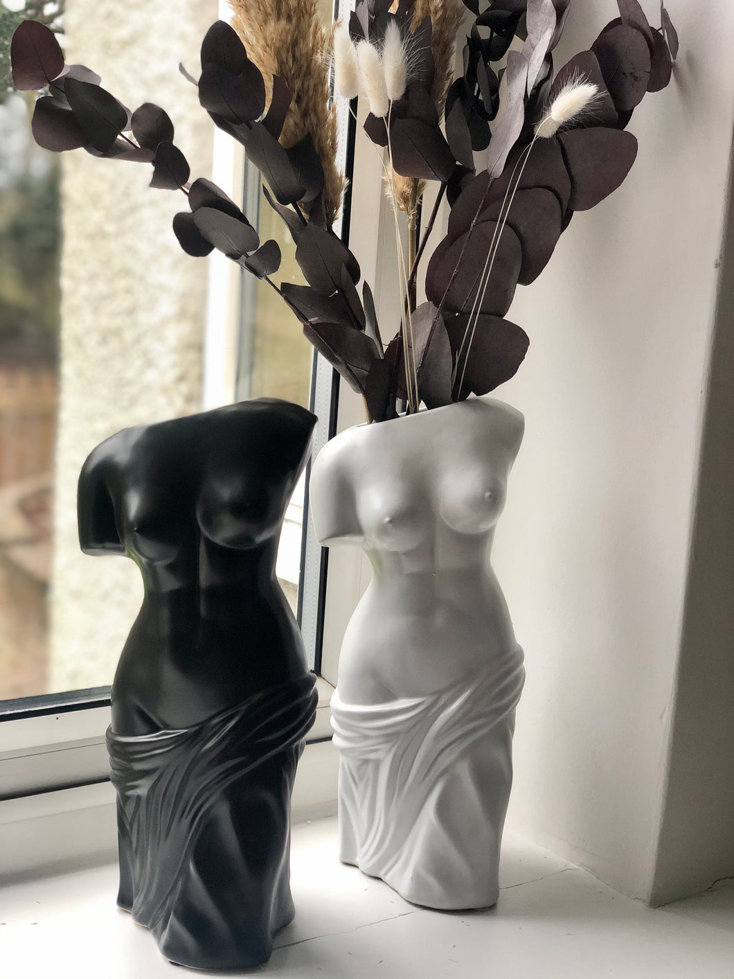 The Grecian -  Tall Body Vase