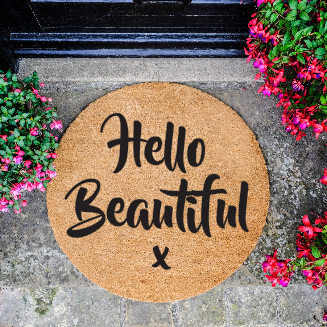 Hello Beautiful - Doormat