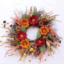 Load image into Gallery viewer, The Stella - Autumn Sunflower Wreath
