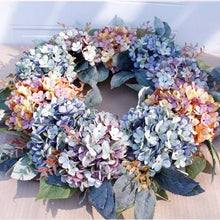 Load image into Gallery viewer, The Natalia - Hydrangea Autumn Door Wreath
