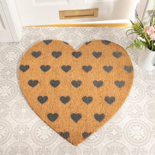 Load image into Gallery viewer, The Lucinda - Grey Hearts Doormat
