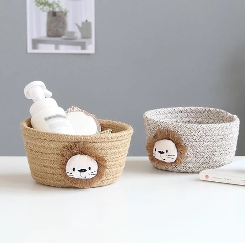 The Talia - Woven Lion Basket