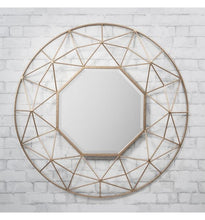 Load image into Gallery viewer, The Millie - Gold Textured Mirror
