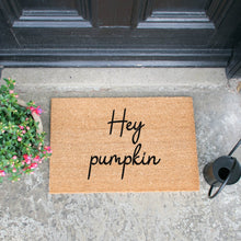 Load image into Gallery viewer, The Lucinda - Hey Pumpkin Doormat
