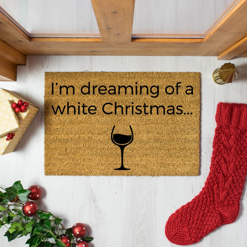 The Lucinda - Christmas Wine Doormat